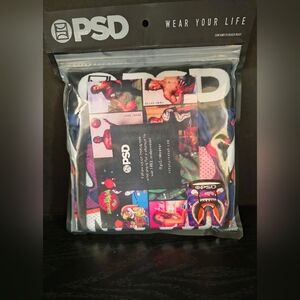 PSD Multicolor Graphic Boxer Briefs